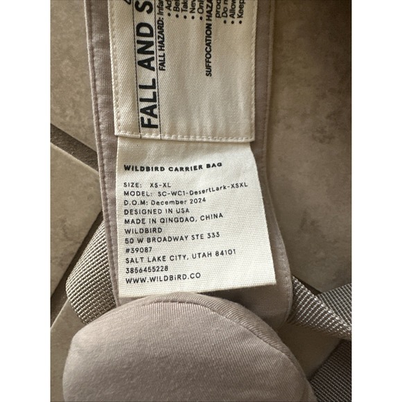 WildBird Aerial Buckle Wrap Desert Lark Tan XS–XL Adjustable Waist Support NWOT - Picture 3 of 5